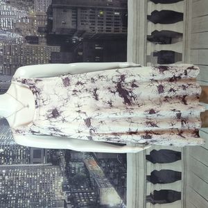 Hibelle sz XL Crackle Print Sleeveless Racerback Shift Dress